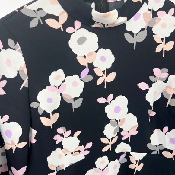 KATE SPADE NEW YORK Black Whimsies Posy Floral Swing Dress Size 4 NWOT - Picture 8 of 10